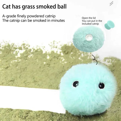 Smart Interactive Ball Cat Toys Catnip Cat Training Toy Pet Playing Ball for Cats Kitten Kitty Pet Squeaky Toy Supplies Products