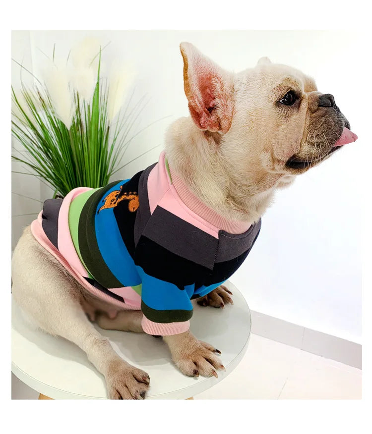 Parent-child Wear Pet Clothes  Puppy Clothes  Dog Costume  Dog Clothes for Small Dogs Printing Autumn and Winter