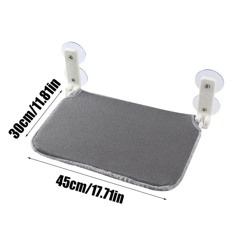 Reptile Window Perch Foldable Suction Cup Hammock Reusable Lizard Bed Breathable Chameleon Perch for Resting Sleeping Playing