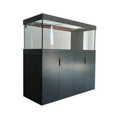 Hot Sale crystal glass aquarium fish tank commercial fish farming tank for home decoration