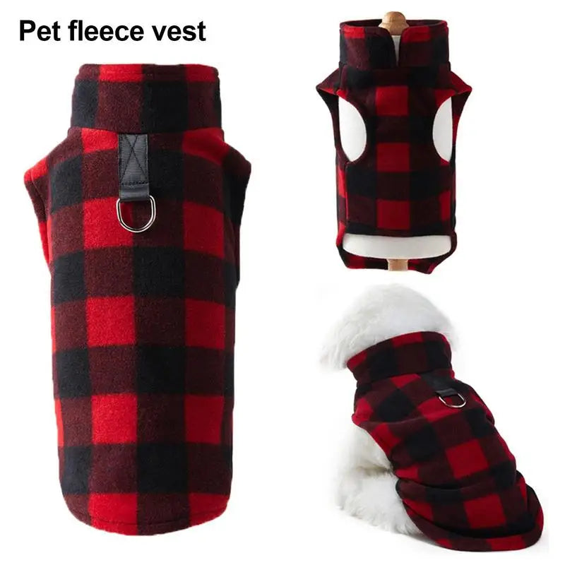 Fleece Dog Vest Thick Dog Winter Coat Polar Fleece Warm Coat Vest Clothes For Puppy Small Medium Large Dogs Dog Lovers