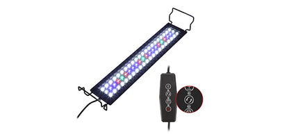 UXCELL 40cm 11W Aquarium Light LED Fish Tank Light Timer Aquarium Light for Plants 3 Color Lighting for Fish and Aquatic Pet