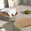 Cat Scratcher Cat Scratch Bed Sturdy Scratcher Pad Oval Cat Scratch Pad Bowl Nest Multifunctional Pet Sleeping Mat for Indoor