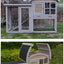 Rabbit Cage Extra Large Small Rabbit Cage Pet Rabbit Housing Outdoor Household Solid Wood Double decker Villa Breeding Cage