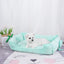 Dog Beds for Small Dogs Bow Tie Basket Plush Blanket Bed Cats Large Bedding Cushions Pet Supplies Breeds Sofa Pets Accessories