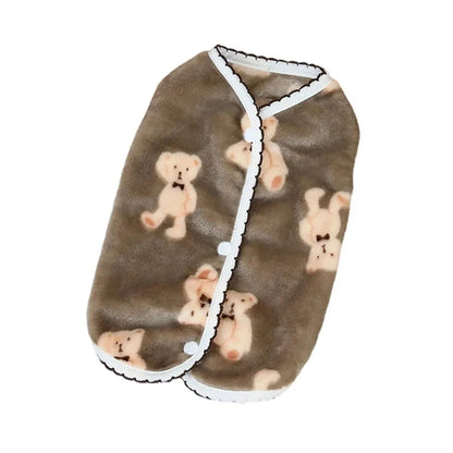 Pet Dog Clothes Winter Fleece Dog Vest Coat Plus Warm Jacket for Small Dogs Cats Clothing Puppy French Bulldog Chihuahua Apparel