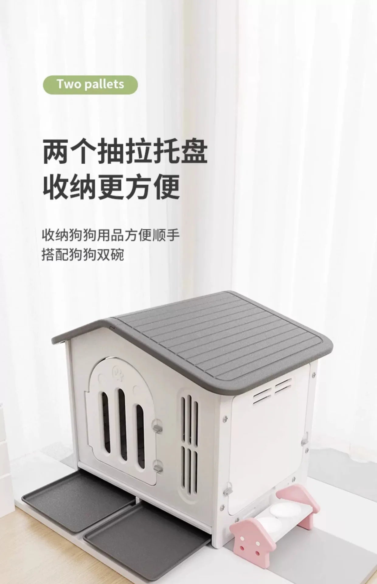 Claw Villa All Seasons Super Large Outdoor Indoor Outdoor Rainproof Dog House Dog House Pet House Dog Shed Kennel