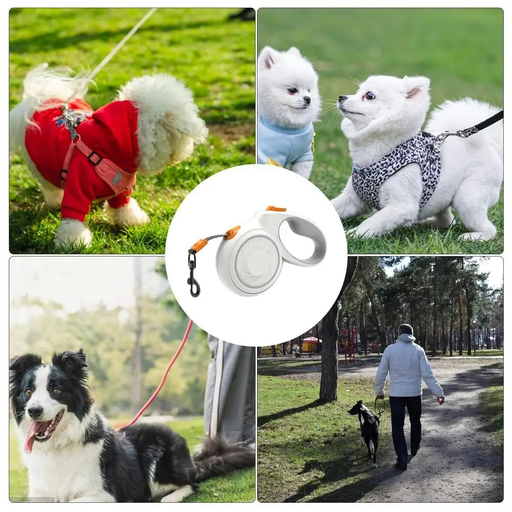 Automatic Retractable Pet Rope Pet Walking Lead Strap Dog Walking Strap Pet Telescopic Traction Strap Pet Dog Cat Puppy Traction