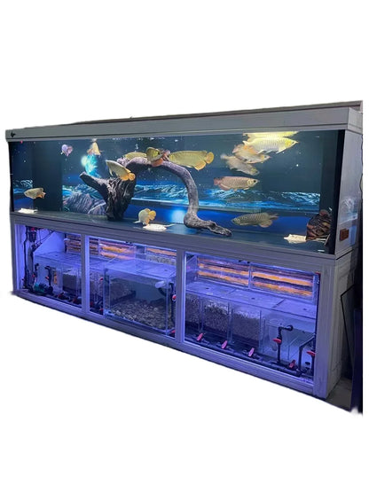 Hot sale nice design Aquarium fish Tank glass fish tank with cabinet for aquariums and accessories