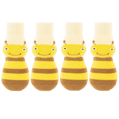 Premium Anti-Slip Dog Socks 4pcs Indoor Dog Socks Prevents Licking Slipping Great for Dog Paw Protection for Medium Large Dogs