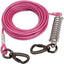 Dog Tie Out Cable Leash, Double Durable Steel, Welded Clamp, Lead, Small, Medium, Large Dogs, Outdoor Leash Belt