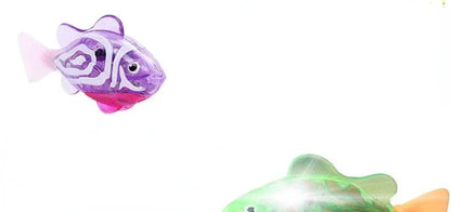 Pet Cat Toy LED Interactive Swimming Robot Fish Toy for Cat Glowing Electric Fish Toy to Stimulate Pet's Hunter Instincts