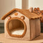 The kennel is universal in all seasons, the house type is small, the dog can be dismantled and washed, the dog house cat litter