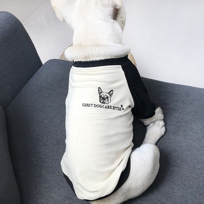2022 Spring and Autumn New Style Pet Parent-child Clothing Bichon Cat Clothes Embroidered Dog Costumes