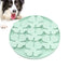 Lick Mat For Dogs Suction Dog Butter Lick Pad Raised Flower Design Dog Puzzle Bowl For Boredom Relief Floor Or Wall Treats