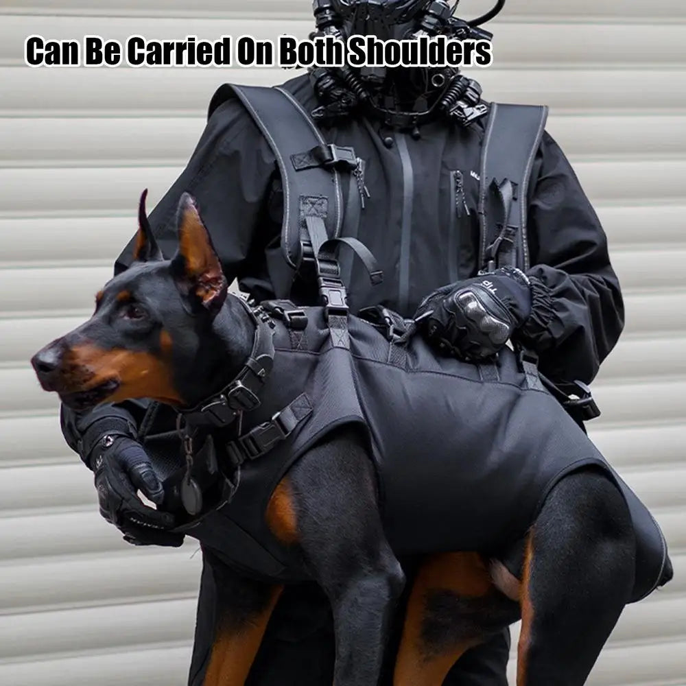 Dog Lift Harness Dog Backpack Harness Adjustable Pet Rear Hip Support Lift Breathable Dog Support & Recovery Sling For Puppy Dog