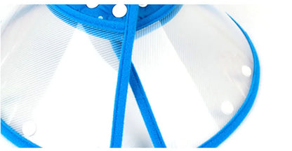 Pet Recovery Dog Cones Cat Cones After Surgery Adjustable Breathable Dog Cone Collar Soft Plastic Puppy Elizabethan E-Collar