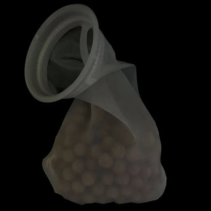 1pcs Super Fine  Aquarium Filter Bag with Frame Washable Reusable Mesh Foam Carpet Sock Bag for Fish Marine Filtration System