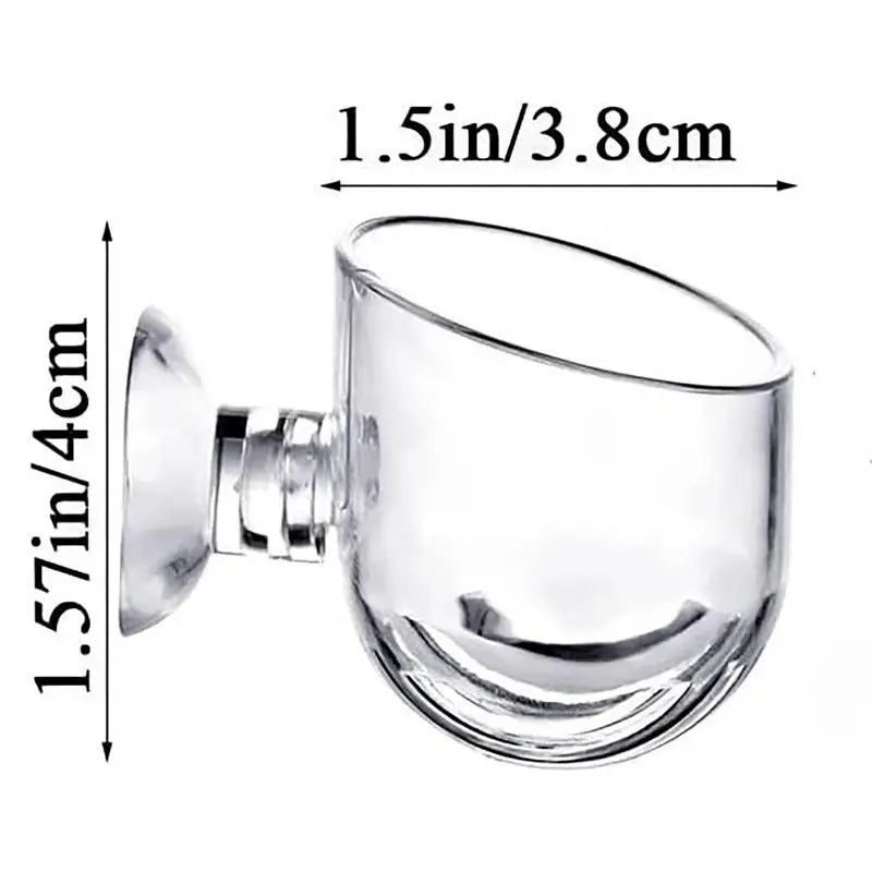 Aquarium Decoration Plant Cup Pot Acrylic Aquatic Plant Cup With Suction Holder Planting Cylinder Cup Water Plant  Accessories