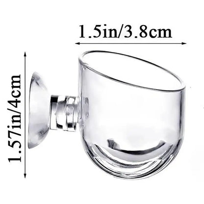 Aquarium Decoration Plant Cup Pot Acrylic Aquatic Plant Cup With Suction Holder Planting Cylinder Cup Water Plant  Accessories