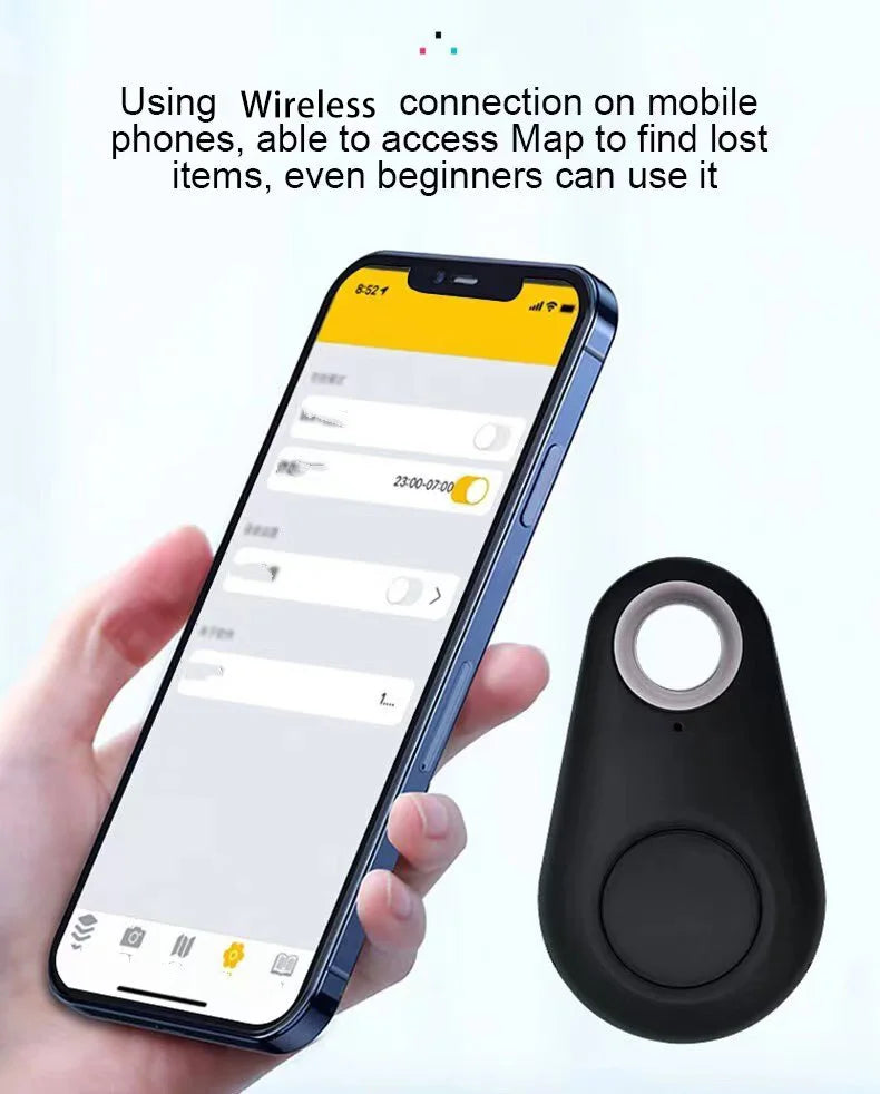 Smart BT Tracker Key Locator Pet Anti-Lost Sensor Device With BT For Kids Wallets Luggage Suitcases