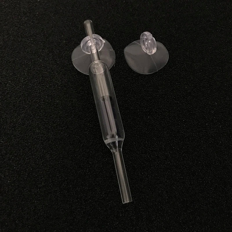 1Pcs Glass One Way Non-Return Check Valve Aquarium Air Pump Accessories Compatible with 4mm Air Pipe Transparent