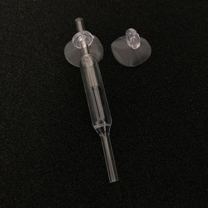 1Pcs Glass One Way Non-Return Check Valve Aquarium Air Pump Accessories Compatible with 4mm Air Pipe Transparent