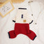 Dog Coat with Harness Winter Dog Clothes Chihuahua French Bulldog Clothing Thin Jacket Fleece Jumpsuit Dog Costumes Puppy Coat
