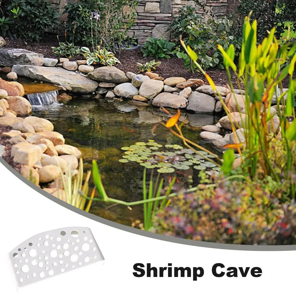 Aquarium Shrimp Breeding Cave Aquarium Hide Shrimp Tunnel Fish Hide Shrimp Breeding Protector Aquarium Decor Fish Tank Feed Tool