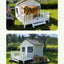 Cat Villa Wooden Kennel Outdoor Rainproof Dog House Cold Proof Dog Shed Courtyard Dog Outdoor House Cage