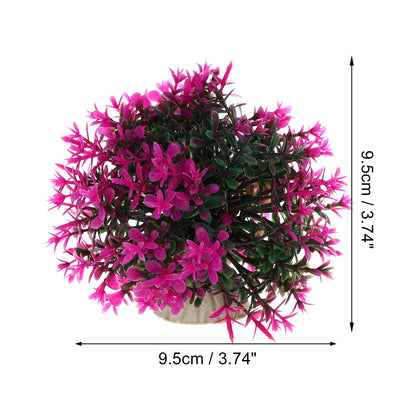UXCELL Aquarium Artificial Plastic Lawn Water Weeds Ornament Grass for Fish Tank Landscape Plants Decoration Accessories