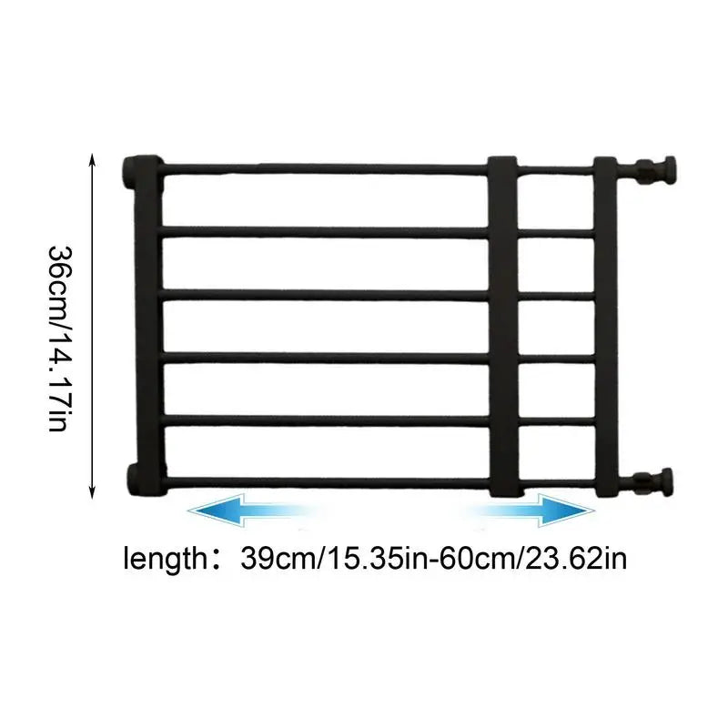 Freestanding Dog Gates Retractable Punch Free Pet Fence Barrier Household Reusable Door For Small Medium Dogs