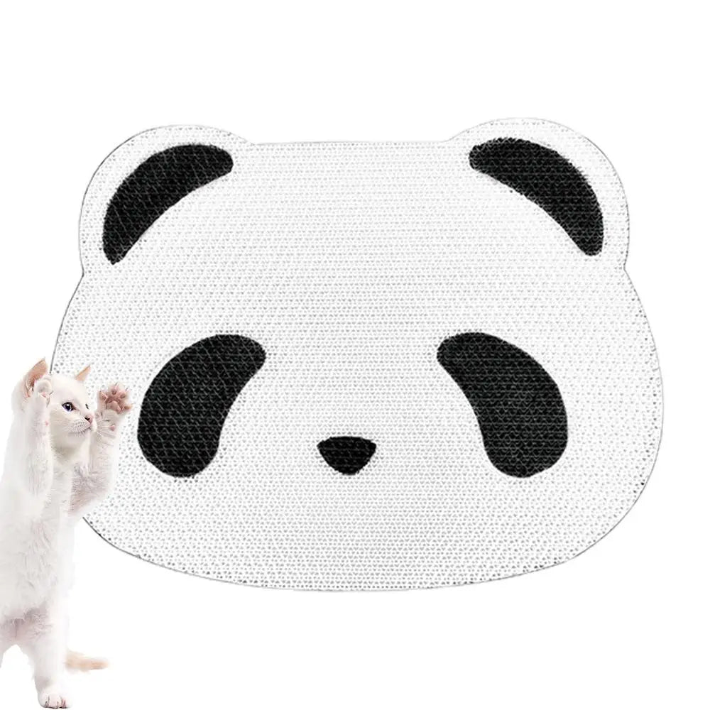 Scratching Pad For Indoor Cats Scratching Mat Corrugated Paper Wall Scratchers Pet Supplies Panda Cactus Football Ghost Pattern