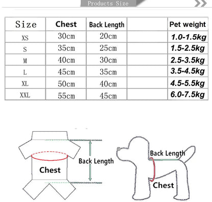 Pet Dog Soft Warm Jumpsuits Clothing for Dogs Pajamas Fleece Small Puppy Coat Pet Outfits Hoodie Clothing Cats Clothes Christmas