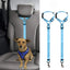 Pet car safety rope ring dog car safety belt rear seat towing rope