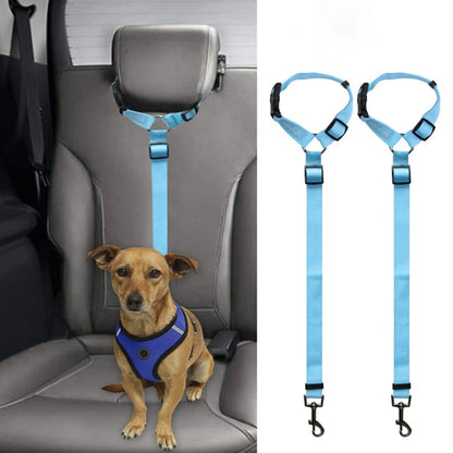 Pet car safety rope ring dog car safety belt rear seat towing rope