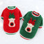 Christmas Dog Clothes Hoodie Pet Dog Sweater Flannel Antlers Scarf Winter Warm Small Dog Outfit Cat Hooded Clothing Costume Coat