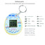 2Pcs Cute Cartoon Mini Handheld Electronic Pet Game Console Random Color Virtual Pet Raising Machine Electronic Toy