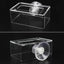 1Pcs Fish Feeding Aquarium Feeding Ring Fish Tank Station Floating Food Tray Feeder Aquarium Accessory with Strong Suction Cups