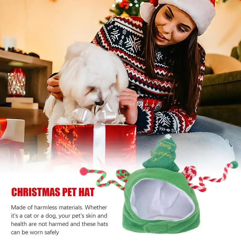Dog Christmas Hat Cats Christmas Costume Breathable And Soft Christmas Dog Hat Costume For Small To Medium Pets Dogs Cats
