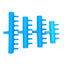 Plastic 2 4 6 8 Way Aquarium Air Splitter Valve Fish Tank Air Pump Flow Splitter Distributor Pump Valve Tap Control Switch