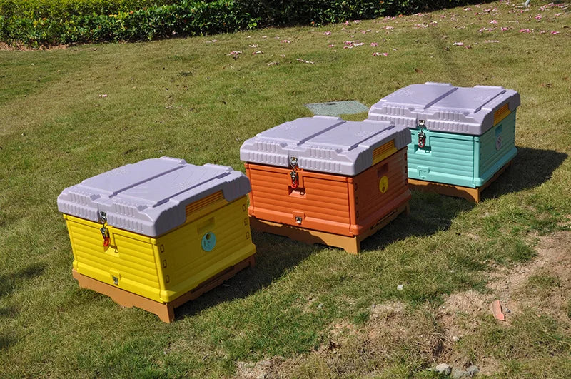 Hot Sale Thermo Insulated Beehive HDPE One-Layer Langstroth Plastic Bee Hive for Beekeeper