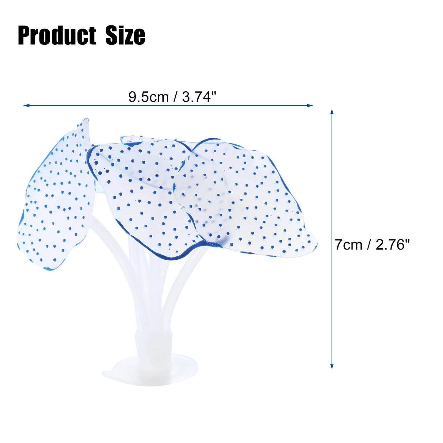 UXCELL Plastic Luminous Plants Glowing Artificial Simulation Coral Aquarium Decoration Underwater Ornament Fish Tank Accessories