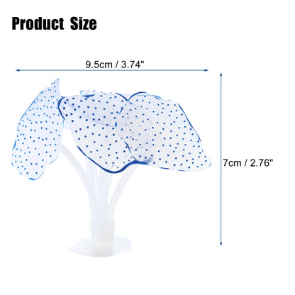 UXCELL Plastic Luminous Plants Glowing Artificial Simulation Coral Aquarium Decoration Underwater Ornament Fish Tank Accessories