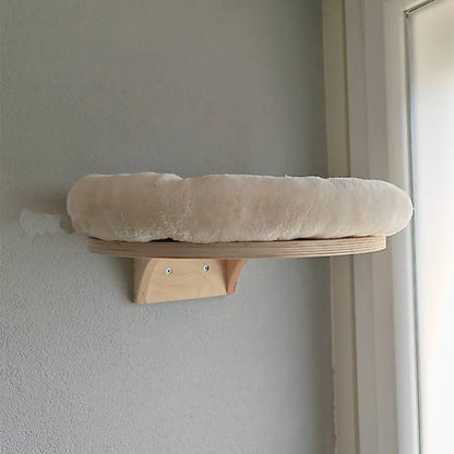 1 Piece Wall Mounted Wooden Cat Hammock Cat Nest Cat House and Cat Hanging Bed Different Types for Pets Sleeping Perch and Rest