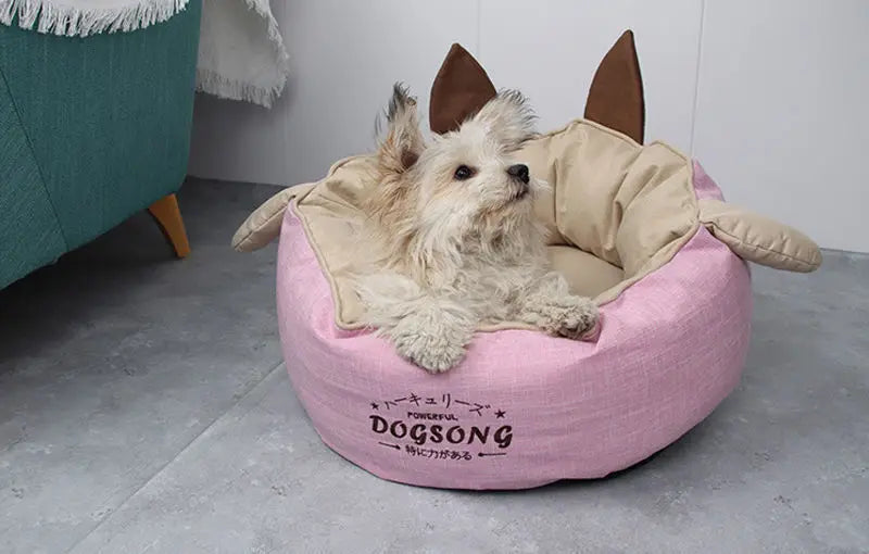 nk0 rabbit ear kennel keeps warm in winter removable and washable teddy cat litter pet dog supplies thermal supplies pet litter