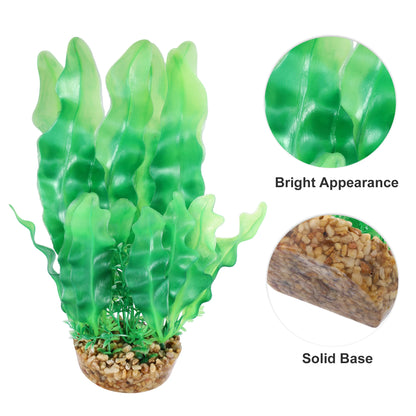 UXCELL 3/4/5/6/8/9 Pcs Artificial Aquarium Plants Grass Water Weeds Ornament Fish Tank Plant Flower Grass Decor Accessories
