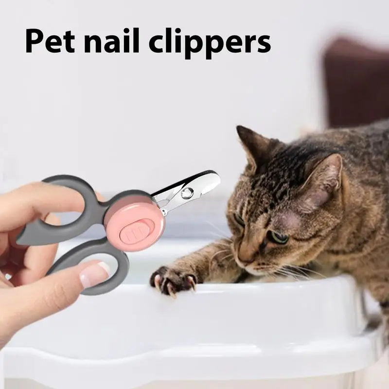 Lighted Dog Nail Clippers LED Dog Nail Cutters With Light Ergonomic Grip Pet Nail Clipper Illuminates Kitten Puppy Beauty Tools