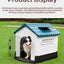 Outdoor Rainproof Pet Nest Four-season Universal with Toilet Plastic Kennel Sunscreen Dog Shed with Toilet with Toile