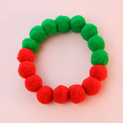 Christmas Necklace for Pet Dogs Sequins Bow Knot Candy Green Fluffy Chihuahua Small Puppy Collars Designer Fancy Cat Accessories